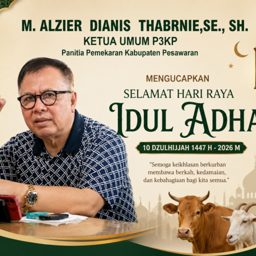 Ketua Umum P3KP M. Alzier Dianis Thabranie Ucapkan Selamat Hari Raya Idul Adha 1447 H