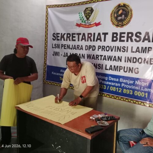 LSM Penjara Indonesia Bersama Pemuda dan Masyarakat Siapkan Aksi Orasi Terkait Jalan Rusak dan Dugaan Korupsi Di Dinas BMBK Lampung