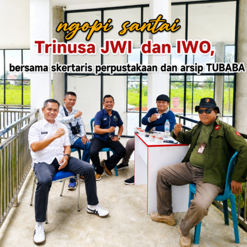 Jaga Kelestarian Sejarah yang Mulai Pudar, LSM TRINUSA, DPD JWI, dan PD IWO Tubaba Gelar Silaturahmi ke Dinas Perpustakaan