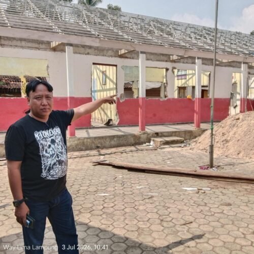 Mahmuddin Ketua LSM Penjara Indonesia DPD Lampung Soroti Dugaan Minimnya Transparansi Proyek di SDN 25 Way Lima Pesawaran