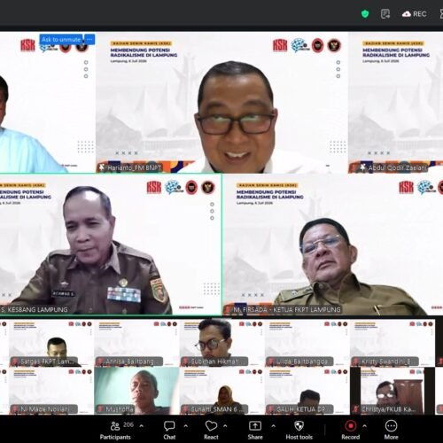 Indeks Potensi Radikalisme Lampung Meningkat Jadi 12,4, BNPT Dorong Penguatan Literasi Digital dan Nilai Piil Pesenggiri