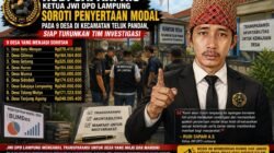 Rudi Sapari A.s Ketua JWI DPD Lampung Soroti Penyertaan Modal Pada 9 Desa di Kecamatan Teluk Pandan, Siap Turunkan Tim Investigasi