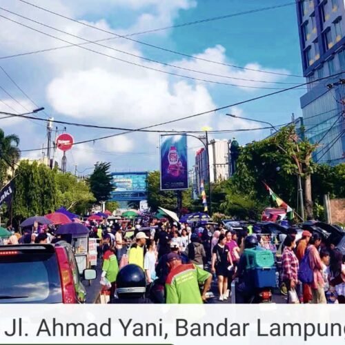 CFD Bandar Lampung Dipadati Warga, Pelaku UMKM Harapkan Waktu Pelaksanaan Diperpanjang