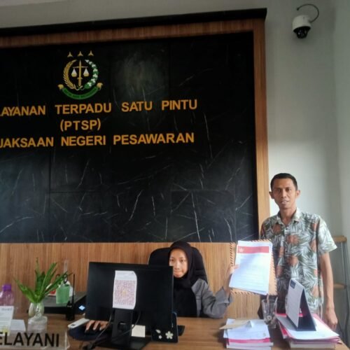 Ketum DPP LSM BANKI Layangkan Bukti Tambahan Dugaan Korupsi Mantan Kades Trimulyo Tegineneng 