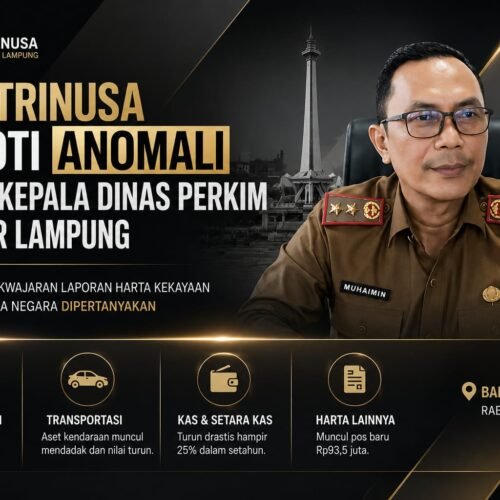 LSM TRINUSA SOROTI ANOMALI LHKPN KEPALA DINAS PERKIM BANDAR LAMPUNG