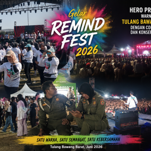 Gelar Remind Fest 2026, Hero Project Warnai Tulang Bawang Barat dengan Color Run dan Konser Musik