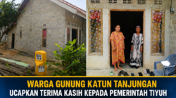 Warga Gunung Katun Tanjungan Sampaikan Terima Kasih Atas Realisasi Bantuan Bedah Rumah