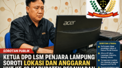 Ketua LSM Penjara Indonesia Dpd Lampung Soroti HUT Kabupaten Pesawaran Ke 19 Tahun Soal Tempat Dan Anggaran