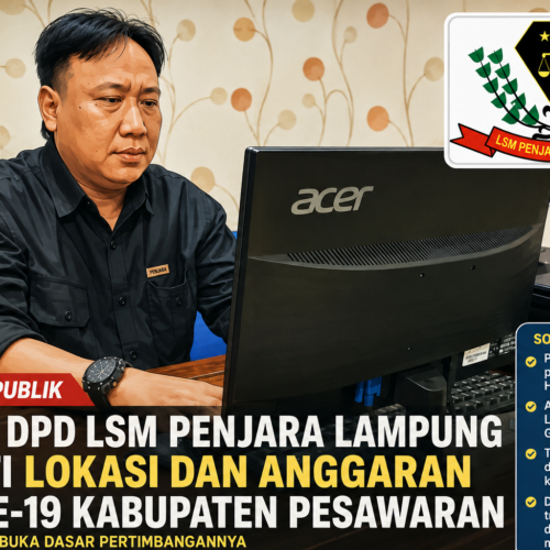 Ketua LSM Penjara Indonesia Dpd Lampung Soroti HUT Kabupaten Pesawaran Ke 19 Tahun Soal Tempat Dan Anggaran