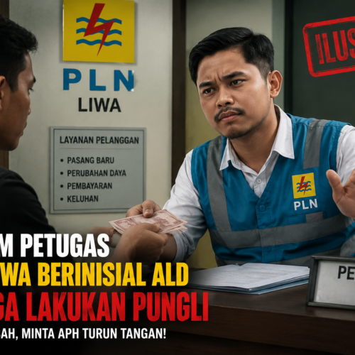 Oknum Petugas PLN Liwa Diduga Pungli, Manajer Janji Tindak Tegas, Supervisor Blokir Kontak Media