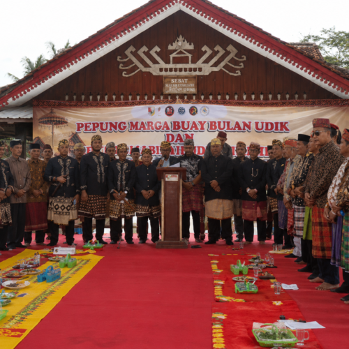 Konflik Agraria 42 Tahun: Masyarakat Adat Buay Bulan Udik Deklarasikan B3, Desak Pemerintah Tolak Perpanjangan HGU PTPN VII