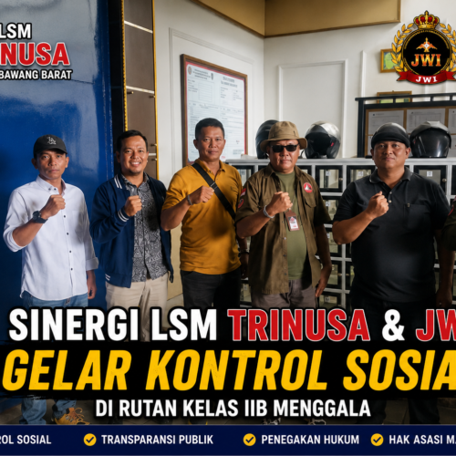 Sinergi LSM TRINUSA dan JWI Gelar Kontrol Sosial di Rutan Kelas IIB Menggala
