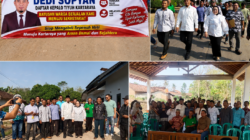 Kawal Dedi Sopyan Daftar Kepalo Tiyuh Kartaraya, Ratusan Warga Berjalan Kaki Menuju Sekretariat