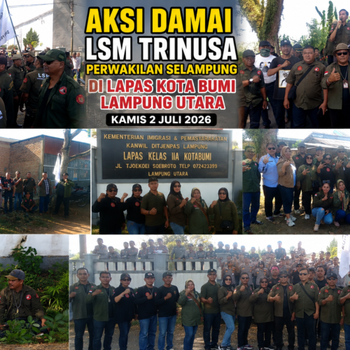 LSM Trinusa Lampung Utara Ultimatum Ditjenpas: Copot Kalapas Kotabumi, Bubarkan Sarang Kejahatan*
