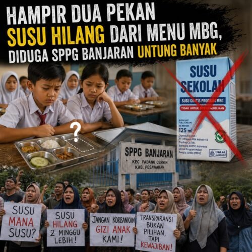 Hampir Dua Pekan Susu Hilang dari Menu MBG, Diduga SPPG Banjaran Demi Meraup Keuntugan Lebih Banyak