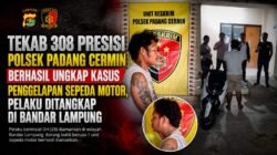 Polsek Padang Cermin Amankan Pelaku Penggelapan Motor