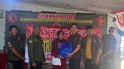 Wujudkan Kepedulian Sosial, Pengurus DPD dan DPC LSM Trinusa Bagikan Bansos Sambut Rakernas Ke-4