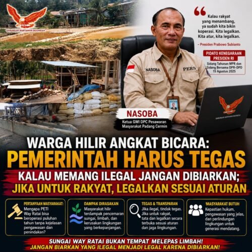 Warga Hilir Angkat Bicara: Pemerintah Harus Tegas, Kalau Memang Ilegal Jangan Dibiarkan; Jika untuk Rakyat, Legalkan Sesuai Aturan