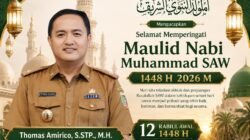 Kepala Dinas Pendidikan Provinsi Lampung Thomas Amirico Sampaikan Ucapan Selamat Maulid Nabi Muhammad SAW 1448 H