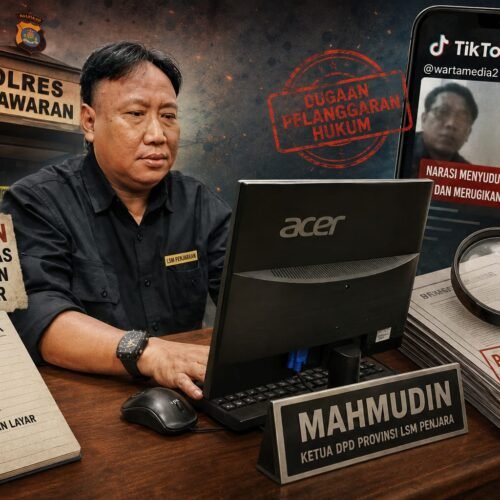 Ketua LSM PENJARA Indonesia DPD Lampung Mendesak Polres Pesawaran Usut Pengaduan Yusnizar Segera Di Tindak Lanjuti 