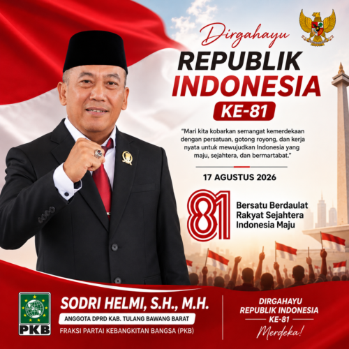 Sodri Helmi S.H., M.H Sampaikan Ucapan Dirgahayu Republik Indonesia ke-81