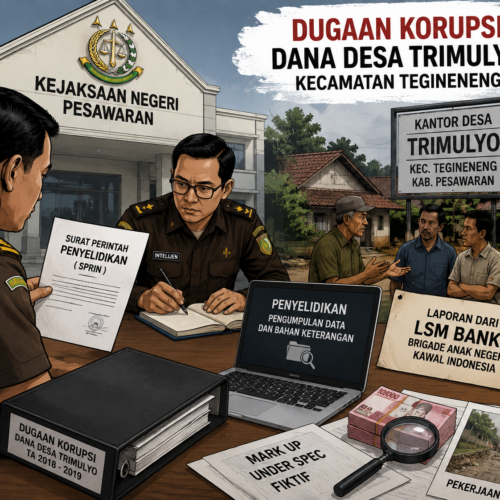 Kejari Pesawaran Pastikan Dugaan Korupsi Dana Desa Trimulyo Berlanjut, Masuk Tahap Penyelidikan