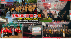 Semarak HUT RI ke-81, Tiyuh Kartaraya Gelar Kuda Lumping, Doa Bersama hingga Deklarasi Damai Pilkati