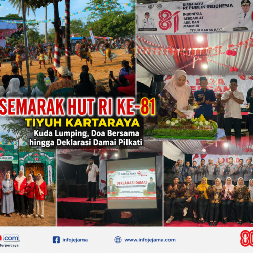 Semarak HUT RI ke-81, Tiyuh Kartaraya Gelar Kuda Lumping, Doa Bersama hingga Deklarasi Damai Pilkati