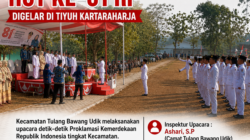Upacara Detik-Detik Proklamasi HUT ke-81 RI Digelar di Tiyuh Kartaraharja