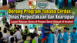 Dinas Perpustakaan dan Kearsipan Tubaba Gelar Layanan Perpustakaan Keliling di Ponpes Darul Hidayah Al Anshori