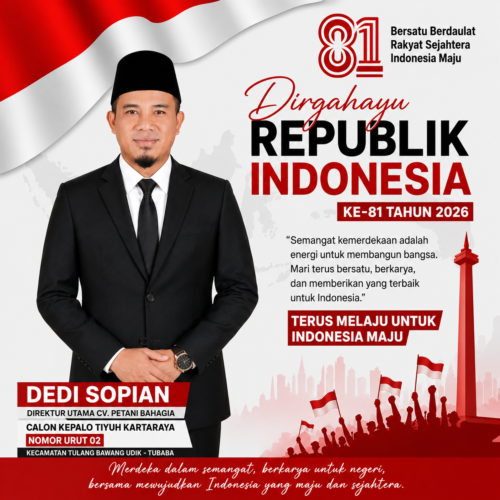 DEDI SOPIAN: SEMANGAT KEMERDEKAAN UNTUK KARTARAYA 