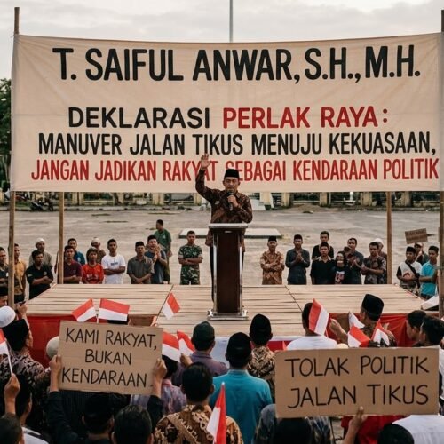 T. Saiful Anwar, S.H. M.H: Deklarasi Perlak Raya manuver Jalan Tikus Menuju Kekuasaan, Jangan Jadikan Rakyat sebagai Kendaraan Politik