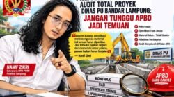 PWRI Lampung Desak Tranparansi Publik, Pembangunan Kota Bandar Lampung Diduga Gunakan Barang Bekas