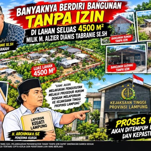 DUGAAN PENYEROBOTAN SOROTI RANTAI PENGUASAAN DAN ADMINISTRASI KELURAHAN