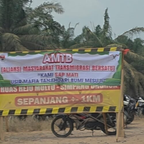 Ribuan Warga Datangi Lahan PT Pematang Agri Lestari di Mesuji, Kuasa Hukum Imbau Massa Menahan Diri