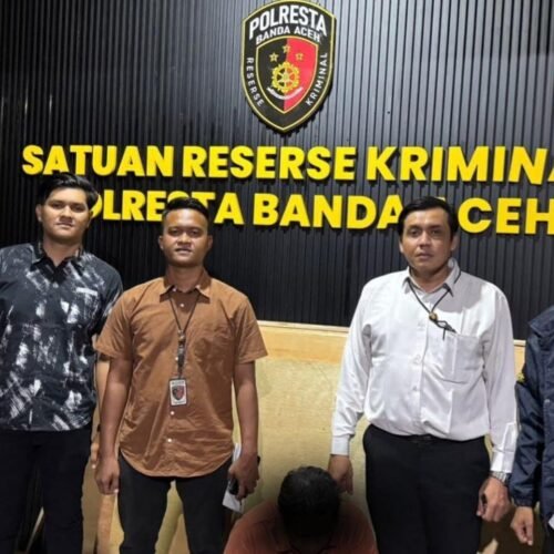Pria 61 Tahun Diamankan Polresta Banda Aceh dalam Kasus Dugaan Pemerkosaan Anak