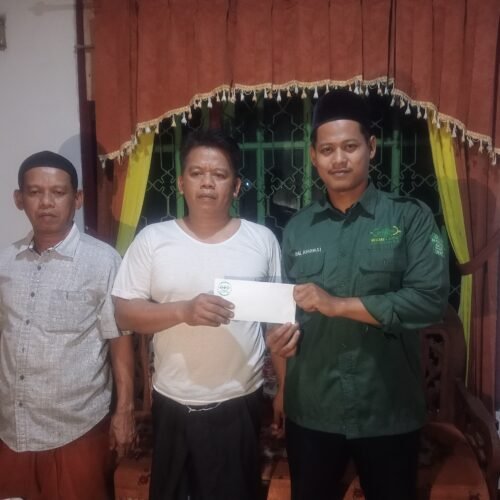 NU Care-LAZISNU Pesawaran dan UPZIS Gedung Tataan Salurkan Tali Asih untuk Keluarga Korban Kapal Tenggelam di Laut Jawa