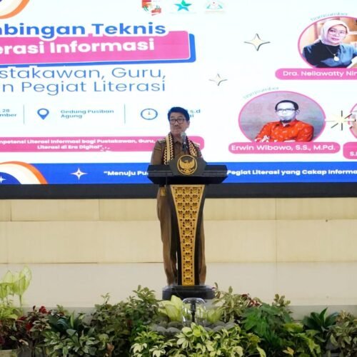 Bupati Lampung Utara Buka Bimtek Literasi Informasi Tahun 2026