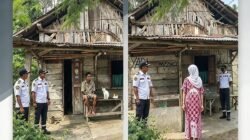 RESPON CEPAT BAZNAS PESAWARAN SIKAPI BERITA RUMAH WARGA KURANG MAMPU DI HANAU BERAK PADANG CERMIN 