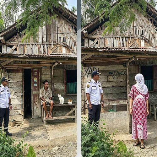RESPON CEPAT BAZNAS PESAWARAN SIKAPI BERITA RUMAH WARGA KURANG MAMPU DI HANAU BERAK PADANG CERMIN 
