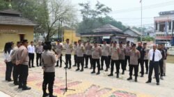 Kapolres Ogan Ilir Tekankan Pencegahan Karhutla dan Kamtibmas dalam Kunjungan Kerja ke Polsek Tanjung Batu