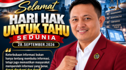 Hari Hak untuk Tahu 2026, DPD JWI TUBABA Dorong Keterbukaan Informasi Publik