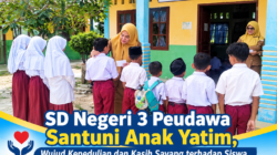 SD Negeri 3 Peudawa Santuni Anak Yatim, Wujud Kepedulian dan Kasih Sayang terhadap Siswa