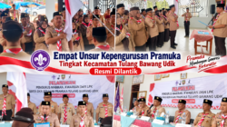 Empat Unsur Kepengurusan Pramuka TBU Resmi Dilantik, Ponco Tegaskan Pentingnya Integritas dan Pengabdian