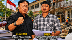 LSM PENJARA INDONESIA DPD LAMPUNG dan JWI DPD PESAWARAN INGATKAN PENGAWAS JANGAN JADI PENGELOLA PROYEK REVITALISASI