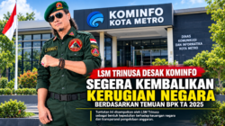 LSM Trinusa Kirim Surat Klarifikasi, Desak Diskominfo Metro Tindaklanjuti Temuan BPK Lebih dari Rp700 Juta