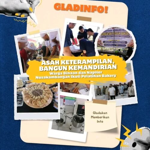 Perkuat Pembinaan Pelatihan Kemandirian Warga Binaan, Lapas Gladakan Ikuti Pelatihan Kemandirian