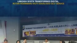 Langkah Nyata Transformasi Digital, Rutan Pekanbaru Ikuti Sosialisasi Self Service