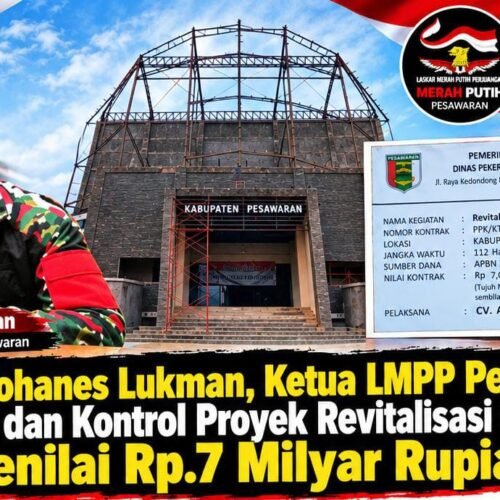 Deni Yohanes Lukman, Ketua LMPP Pesawaran, Siap Awasi dan Kontrol Proyek Revitalisasi Gedung DPRD Senilai Rp7 Milyar Rupiah