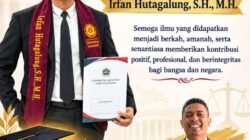 Ketua JWI Aceh Timur Selamat! Irfan Hutagalung Raih Gelar Magister Hukum, Bukti Ketekunan Menempuh Pendidikan